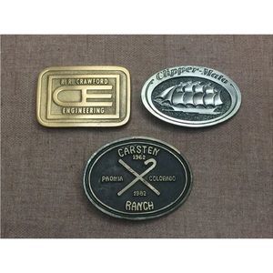 Lot of 3 Belt Buckles Brass Vintage 1970’s 1980's Collectible Rare